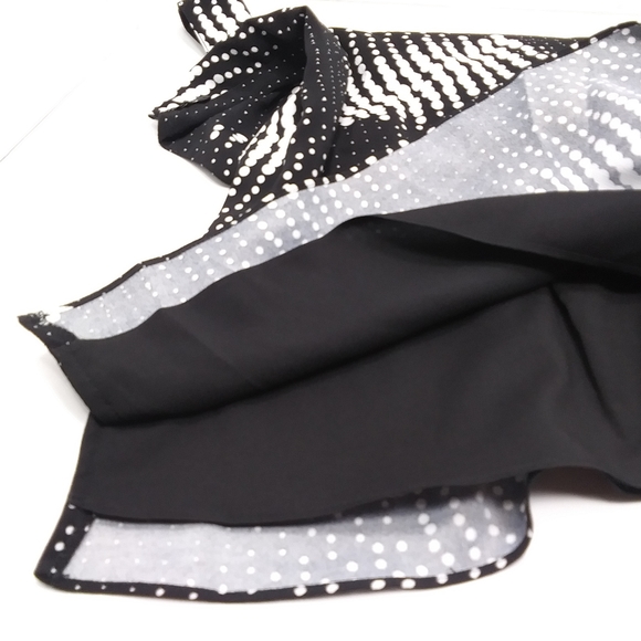 KENNETH COLE Retro Dot Lined Sleeveless Blouse NWT Sz XXL - Picture 7 of 15